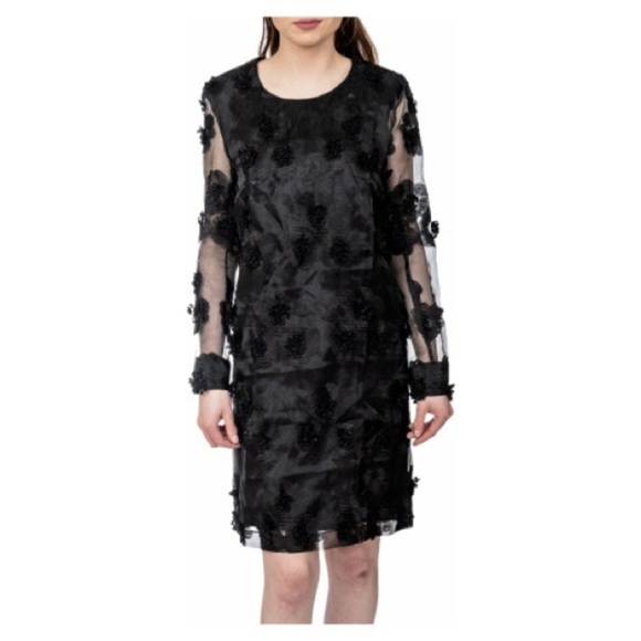 Cacharel Paris Black Dress Size 6 - Picture 1 of 10
